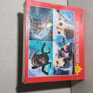 Underwater Puzzel Dogs splash 1000 pieces  New Summer